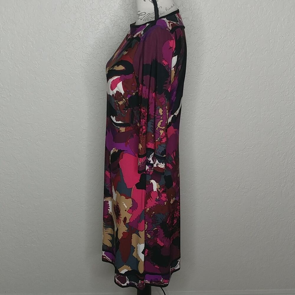 Multicolored Abstract Print Dress - Picture 2 of 4